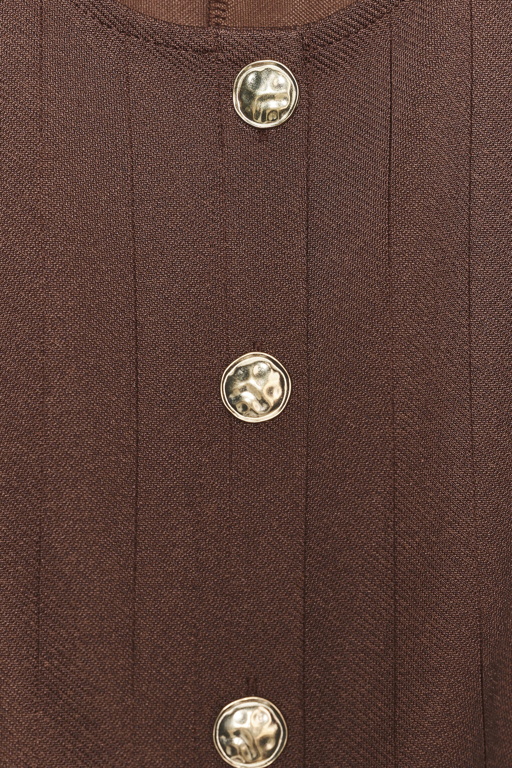 TWILL BUTTON VEST TOP